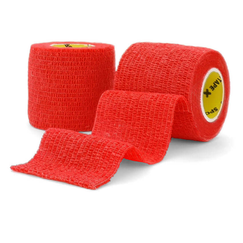 Sock Wrap: Comfortable and Adjustable Support for Foot and Ankle Injuries in red