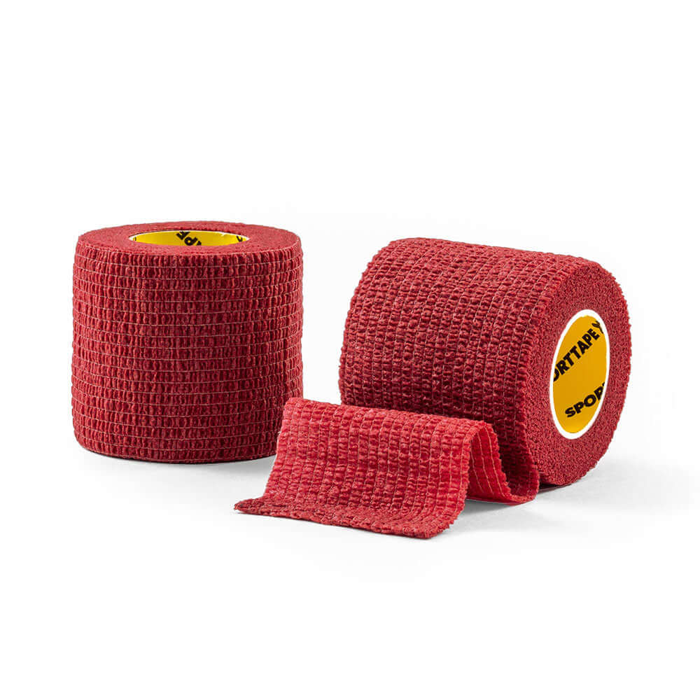 Sock Wrap: Comfortable and Adjustable Support for Foot and Ankle Injuries in maroon