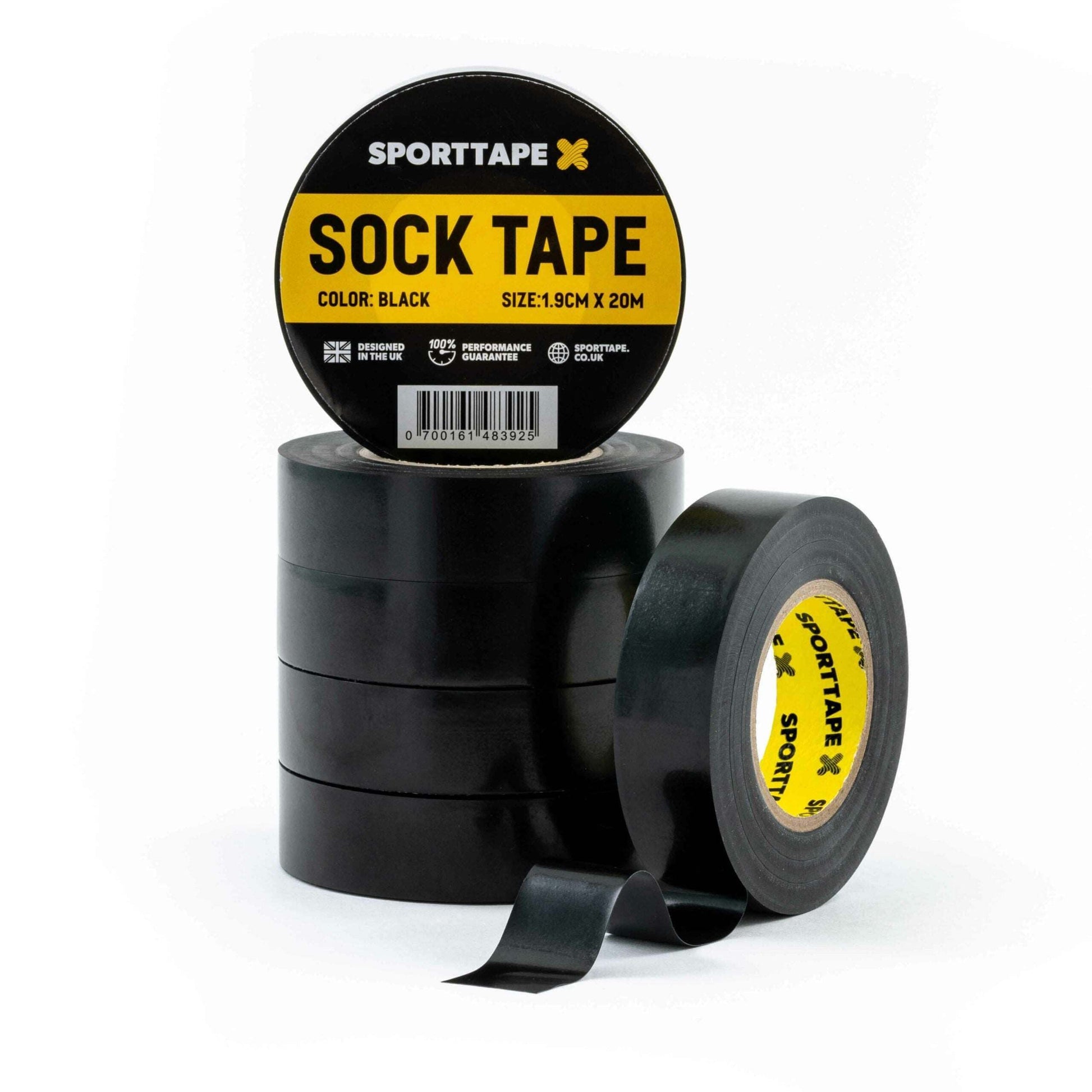 Sock Tape: Secure and Supportive Taping Solution for Sports and Athletics in black
