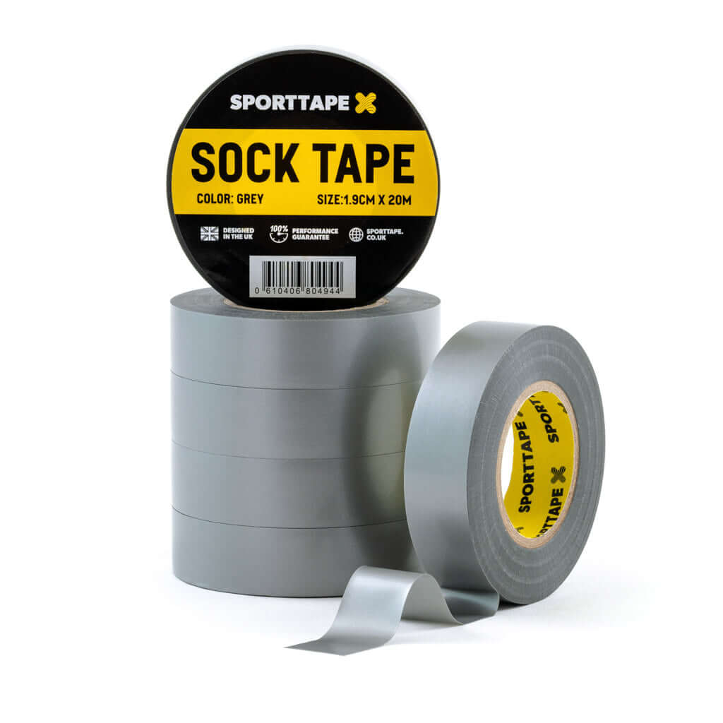 Sock Tape: Secure and Supportive Taping Solution for Sports and Athletics in grey